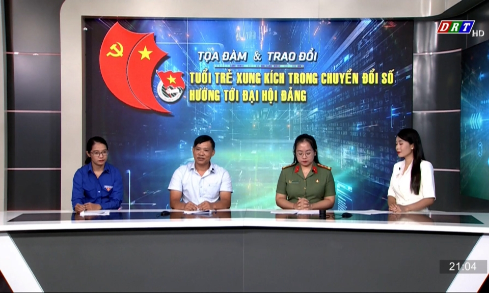 Tọa đ&agrave;m - Trao đổi: Tuổi trẻ xung k&iacute;ch trong chuyển đổi số hướng tới Đại hội Đảng ng&agrave;y 16-8-2025